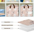 thumbnail image 4 of Yayeee Foldable Storage Basket for Shelves with Handles Set of 2 Waterproof Cloth Bins, Cute Cartoon Halloween, 4 of 7