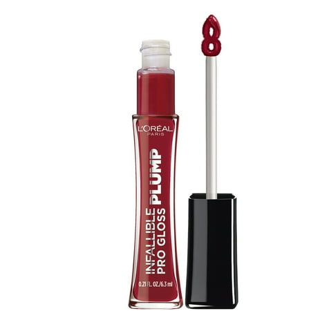 L Oreal Paris Infallible Pro Gloss Plump Lip Gloss Ruby Sheen Creams 0.21 fl oz