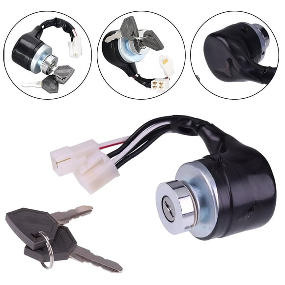 New Lva803436 Starter Ignition Switch With 2 Protective Keys Am879479 For John=Deere Start Ignition Switch Lv803436 194940-52110
