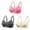 Multicolor 2, variant on Elainilye Fashion Women'S Bras Nursing Bar No Wire Lactation Strap Vest Bra Back Adjustment Traceless Bra 3pc Everyday Bra,Multi-color