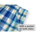 thumbnail image 5 of Beezizac Boys 2-Pack Soft Sleep Shorts Dolphin & Plaid Assorted Pajama Bottoms Sizes 6, 5 of 6