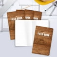 thumbnail image 4 of Elan Publishing Company Field Notebook  / Pocket Journal - 3.5"x5.5" - Wood Pattern - Dot Graph Memo Book - Pack of 5 - ELAN-FN-002G, 4 of 6