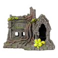 thumbnail image 1 of Resin Tree House Aquarium Landscape Decor Home Fish Tank Hiding Castle Cave Ornament Decor, 1 of 4