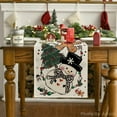 thumbnail image 4 of Snowman Gingerbread Xmas Pine Merry Christmas Table Runner, Seasonal Winter Kitchen Dining Table Decoration for Home Party Decor 13x108 Inch, 4 of 6