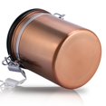 thumbnail image 7 of OTVIAP Brown Stainless Steel Airtight Coffee Grains Food Storage Jars, 7 of 7
