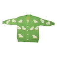 thumbnail image 6 of Womens Long Sleeves Open Front Cute Sheep Knitted Sweater Cardigan Coat Outwear with Pockets Button Down Knitwear for Ja, 6 of 8