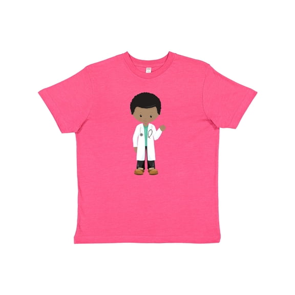 Inktastic African American Boy, Doctor, Lab Coat, Medicine Youth T-Shirt