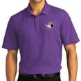 thumbnail image 1 of Mens Crashing Bowling Patch Short Sleeve Polo Shirt, 4XL Purple, 1 of 5