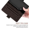 thumbnail image 2 of SaniMore Samsung Galaxy S23 Ultra Case (6.8 inch 2023), PU Leather Wallet Rfid Blocking Card Slots Cover with Magnetic Closure Flip Kickstand Full Protective Shockproof Folio Shell, Coffee, 2 of 6