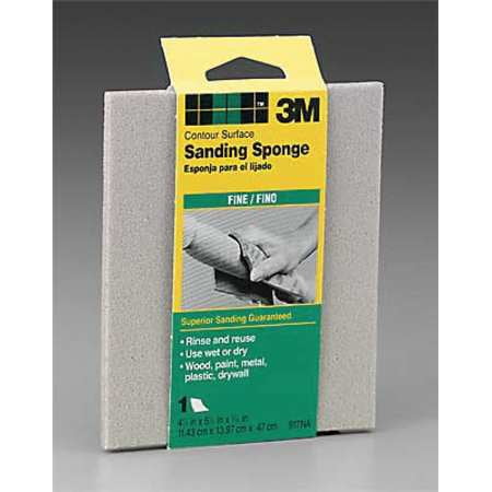 Contour Sanding Pads - 3M 70070730513 Contour Sanding Sponge,Fine,PK250
