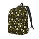 thumbnail image 1 of Disketp Honey Bees With Flowers Mochila de Lona Estampada, Mochila Escolar de Viaje Ligera para Estudiantes y Portátil-Small, 1 of 5