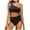 a-Black24369, variant on VNKIDY Women's Solid Color Onesie Bikini One Shoulder Stretchy Slim Fit Bathing Suit For Summer Beach Swimming Water Activities Classic Swimwear