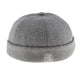 thumbnail image 2 of Mens Vintage Docker Hat Lana de fieltro Leon Beanie Cap Ajustable Gris Claro Sunnimix docker docker hat lana, 2 of 8