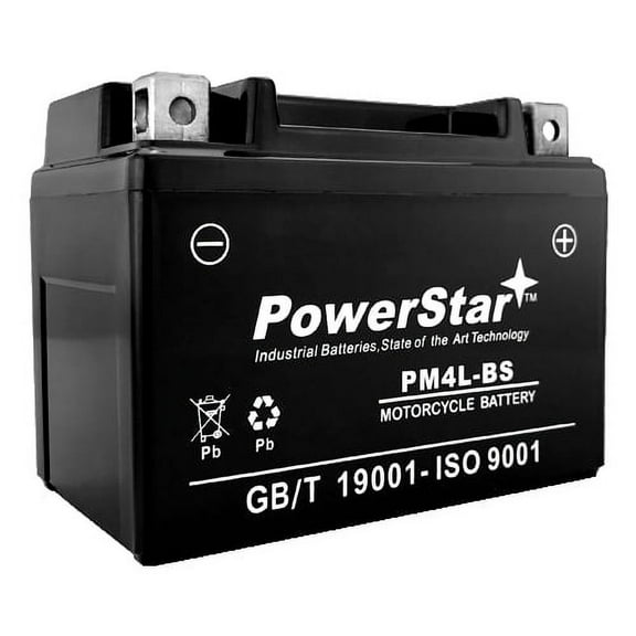 PowerStar Replacement for Motobatt MBTX4U 12V AGM Battery