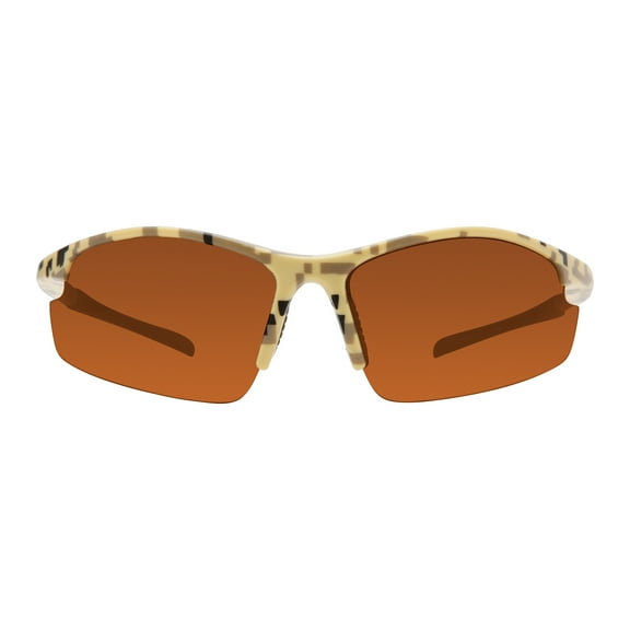 M  Safety Glasses, Unisex, MS339557ACAMO Lens 3#BWN, 1 pc