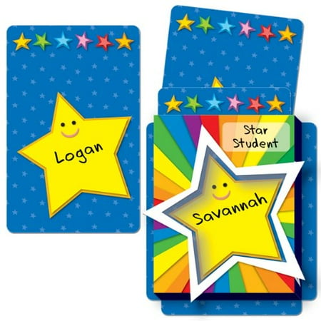Carson Dellosa Rainbow Stars Dimensional Accent (108070), Twelve 3-D pockets By CarsonDellosa