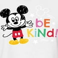 thumbnail image 3 of Disney - Mickey Mouse - Be Kind - Juniors Cropped Cotton Blend T-Shirt, 3 of 5