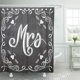 thumbnail image 1 of Cortina de Ducha ABPHQTO Pizarra Vintage Moderna Sra Boda Novia 150x180 cm, 1 of 1