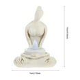thumbnail image 2 of 1 juego de candelabros de oración religiosa occidental, adorno de resina con forma de ángel y chica yoga., 2 of 5