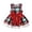 Red, variant on Infant Baby Girls Christmas Dresses Sleeveless Plaid Prints Ruffles Dance Party Clothes Dress Size 6-12 Months