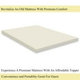 thumbnail image 5 of Continental Sleep, 2" High Density CertiPUR-US Foam Mattress Topper, King, 5 of 6