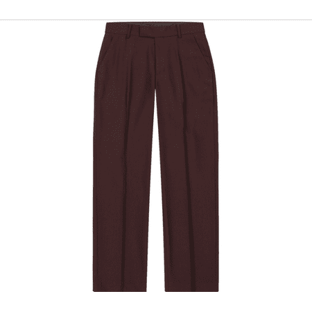 Calvin Klein Big Boys Stretch Cord Stripe Pant - Dark Red