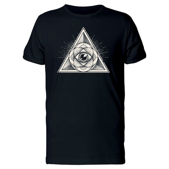 Sacred Geometry All Seeing Eye Tee Men's -Image by Shutterstock
