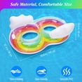 thumbnail image 6 of MoKo Pool Floats Adult, Inflatable Chairs, Pool Floaties, Inflatable Pool Toys with Cup Holders for Beach Party Water Park, 6 of 7