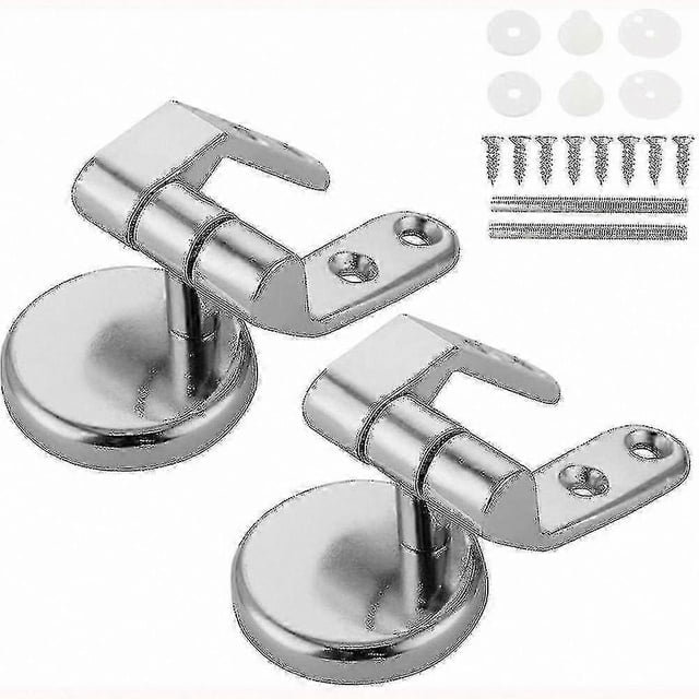 Zinc Alloy Toilet Seat Hinge Replacement for Wood, Resin, and MDF Seats