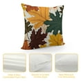 thumbnail image 4 of JRXY Autumn Decorations Fall Porch Outdoor Throw Pillow Covers Maple Leaves Farmhouse Cushion Cases - Soft Short Plush Home Couch Sofa Patio Bench Decor 20x20in, 4 of 5