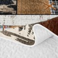 thumbnail image 5 of Erosebridal Vintage Farm Horseshoe Quilt King,Rustic Western Cowboy Retro Boho Exotic Style King Coverlet Set,3-Piece, 5 of 7