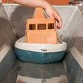 thumbnail image 3 of BIO Tuff Tuff Peach & Blue Toy Tug Boat, 3 of 7