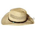thumbnail image 4 of LZLER Straw Cowboy Hat for Women Men Woven Western Cowgirl Hat Sunshade Beach Hat, 4 of 5