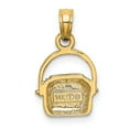 thumbnail image 4 of FB Jewels 14K Yellow Gold Nantucket Basket 2D Pendant, 4 of 4
