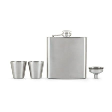 Glassware Flask - Fiasco Flask And Shot Glass Gift Set by True