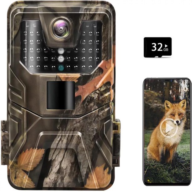 SuntekCam Trail Camera WiFi Game Camera Bluetooth 36MP 4K HD Night