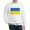 White, variant on CafePress - Ukraine Flag Sweatshirt - Crew Neck Sweatshirt