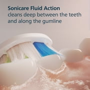 Philips Sonicare Genuine W Diamondclean Replacement Toothbrush Heads, 2 Brush Heads, White, HX6062/65