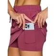 thumbnail image 2 of RBX Active Women's 16" Quick Dry Skort with Drawstring Waist, 2 of 6