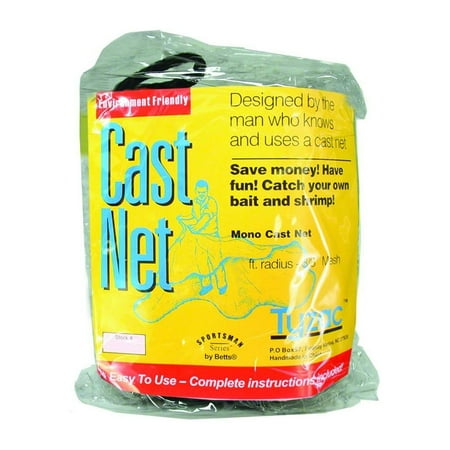 UPC: 0042621112564 | Betts CM6-I Tyzac Mono Cast 6 3/8 Mesh 3/4Lb Iron Weights per Ft