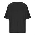 thumbnail image 7 of AherBiu Oversized Tops for Women 3/4 Sleeve Scoop Neck Summer Casual Loose Top Tee Shirts Blouse, 7 of 7