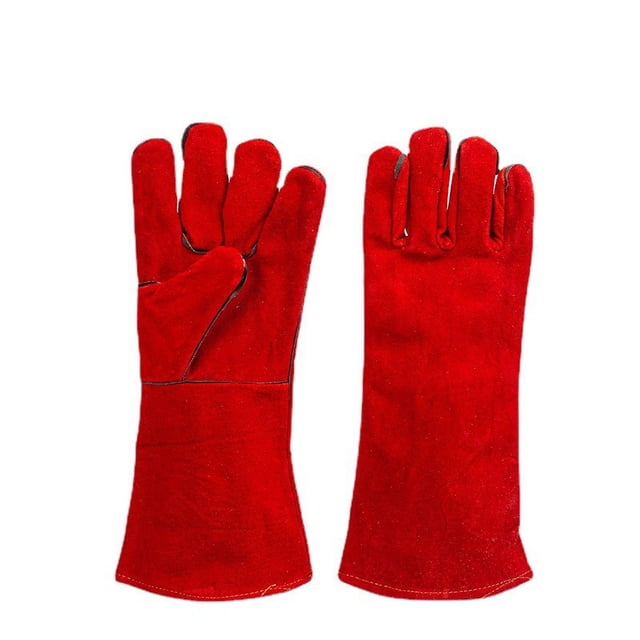 Guantes de seguridad para horno de soldadura, resistentes al calor, al fuego y al calor, para trabajo en jardín, industrias, GUANTES DE SOLDADURA CON chorro de arena, chorro de arena
