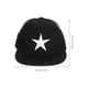 thumbnail image 5 of Gorra de béisbol con estrellas bordadas, estilo hip hop, para niños y niñas (negra), 5 of 7
