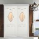 thumbnail image 1 of Adorno de talla de madera retro, puerta, gabinete, muebles de esquina, decoración de flores (#B), 1 of 6