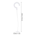 thumbnail image 2 of EXHUMKY 5000Pcs Tagging Fastener for Hats in White Color 2.6x0.4in, 2 of 7