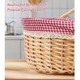 thumbnail image 3 of Cesta de pícnic Filano para 2 personas con mesa de bambú y bolsa térmica, 3 of 9