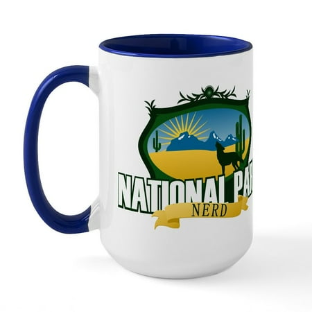 

CafePress - National Park Nerd Large Mug - 15 oz Ceramic Large Mug
