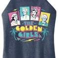 thumbnail image 3 of Golden Girls - Retro Logo Group - Juniors High Neck Tank Top, 3 of 5