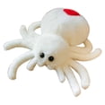 thumbnail image 1 of Simulation Spider Jumping Spider Doll Crawling Pet Doll Plush white, 1 of 5