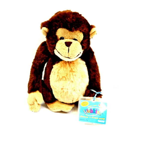 Webkinz - Chimpanzee Chocolate Brown Monkey (With Sealed Code) Plush